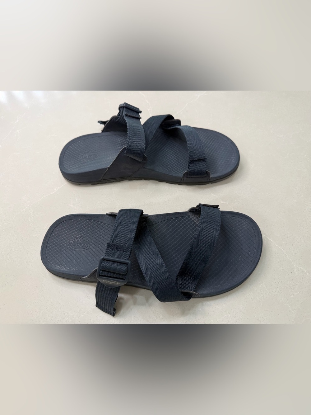 Chaco Men’s Lowdown Navy Adjustable Sandals, 10